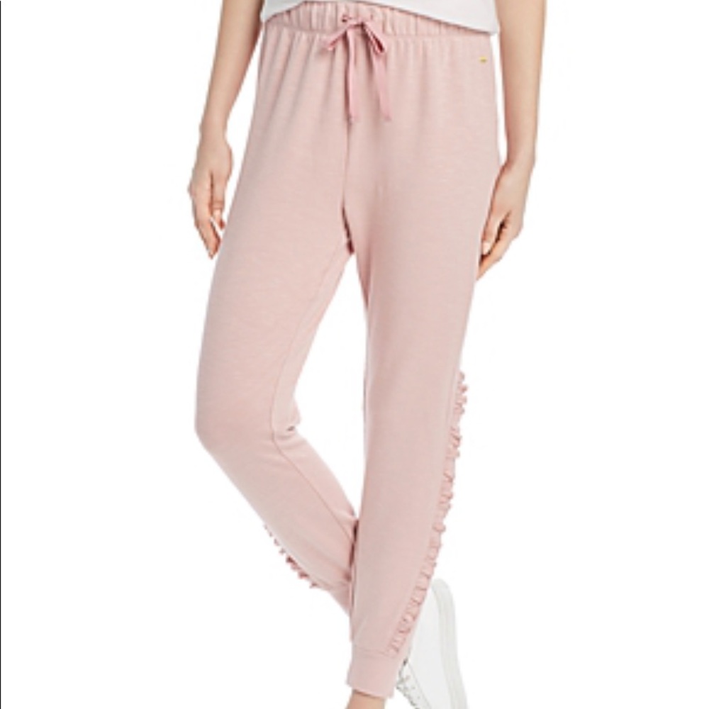 NWT Kate Spade Jogger Pants Strawberry Mochi XXL